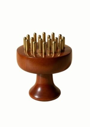 Kansa Head Massager & Scalp Activator | Ayurvedic Tool to Exfoliate Scalp, Relieve Tension & Stimulate Natural Hair Growth