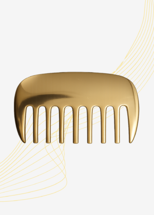 Kansa Comb for Head Massage | Ayurvedic Metal Scalp Massager for Hair Growth, Stress Relief & Relaxation | Improves Circulation & Reduces Hair Fall | Men & Women (Pack of 1)
